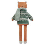 Load image into Gallery viewer, Christmas Knitted Toddler Toy - Squirrel

