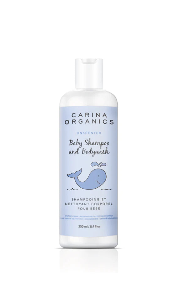 Baby Shampoo & Body Wash 250ml- Unscented