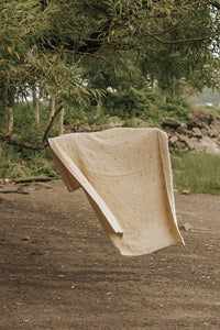 Organic Cotton Muslin Blanket- Goldenrod
