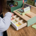 Load image into Gallery viewer, Wood Cash Register Set
