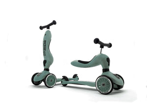 Scoot & Ride Highwaykick 2 in 1 Scooter- Forest Color