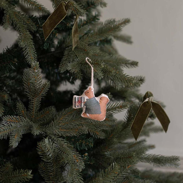 Christmas Tree Decoration Single - Squirrel