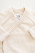 Charger l'image dans la galerie, Wrap Top + Footed Pant Set- Pointelle Milk

