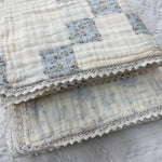 Load image into Gallery viewer, Blanket with printed quilt pattern
