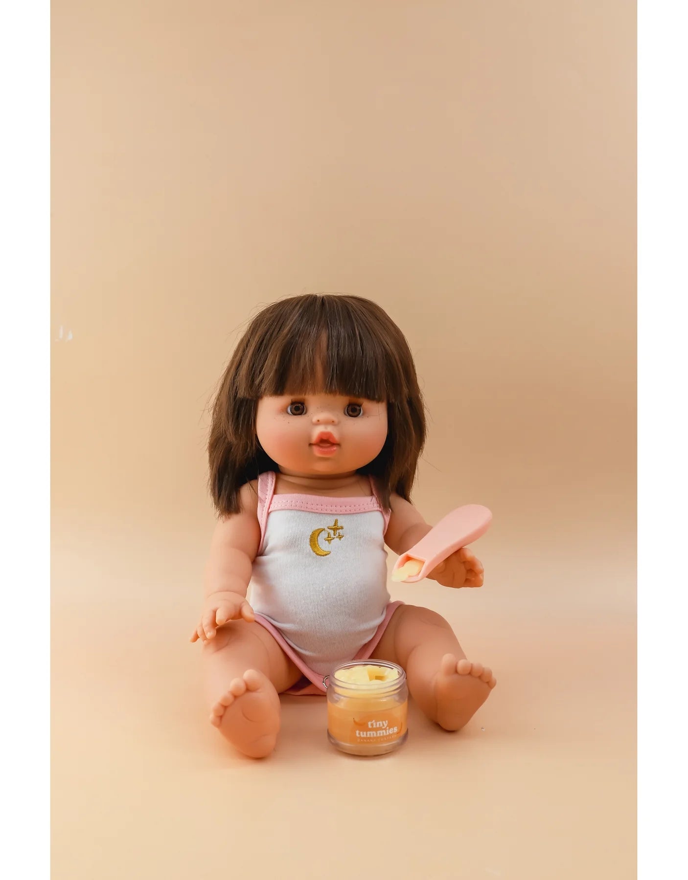 Tiny Tummies Banana Custard Food Jar and Spoon Set