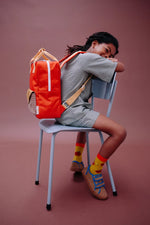 Load image into Gallery viewer, Backpack Medium- Envelope Campfire Orange

