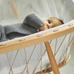 Load image into Gallery viewer, KUMI Bassinet/ Wooden Cradle by Charlie Crane
