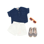 Charger l'image dans la galerie, Linen Shirt- Navy
