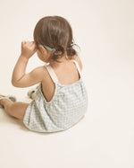 Charger l'image dans la galerie, Gingham Romper- Aqua
