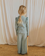 Load image into Gallery viewer, Soft Rib Pants- Eucalyptus
