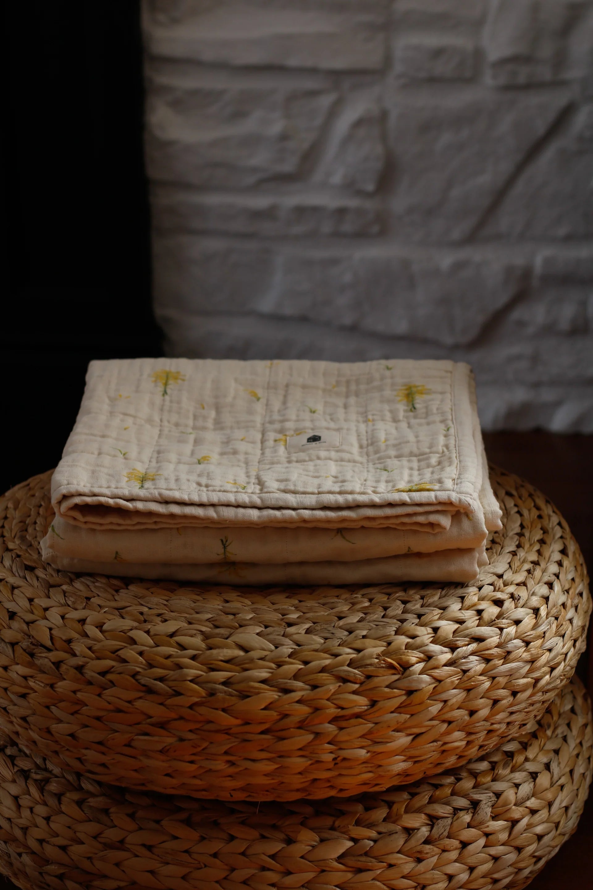 Organic Cotton Muslin Blanket- Goldenrod