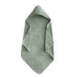 Load image into Gallery viewer, Organic Cotton Hooded Towel- Moss
