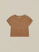 Load image into Gallery viewer, Gold Terry Boxy T-shirt
