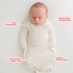 Charger l'image dans la galerie, Organic Cotton Swaddle Sleep Sack
