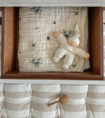 Load image into Gallery viewer, Organic Cotton Muslin Baby Blanket- Blueberry
