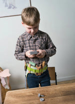 Load image into Gallery viewer, Role Play Wood Tool Belt
