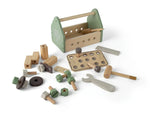 Load image into Gallery viewer, Role Play Wood Toolbox

