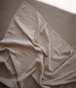 Load image into Gallery viewer, Muslin Swaddle Blanket Organic Cotton (Caramel Polka Dot)
