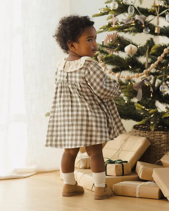 Callie Dress- Forest Check