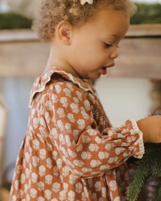 Callie Dress- Holiday Fleur