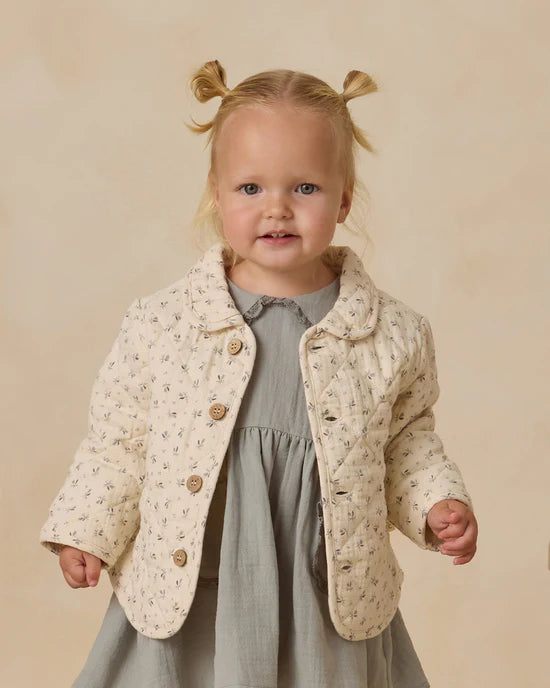Quilted Jacket- Bluebell