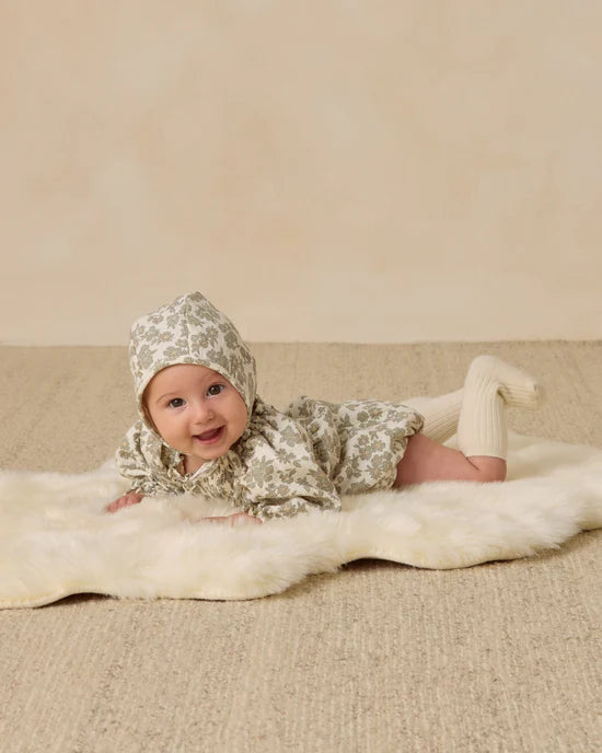 Eden Romper- Green Floral