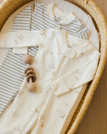 Load image into Gallery viewer, Zip Long Sleeve Sleeper- Fox Land

