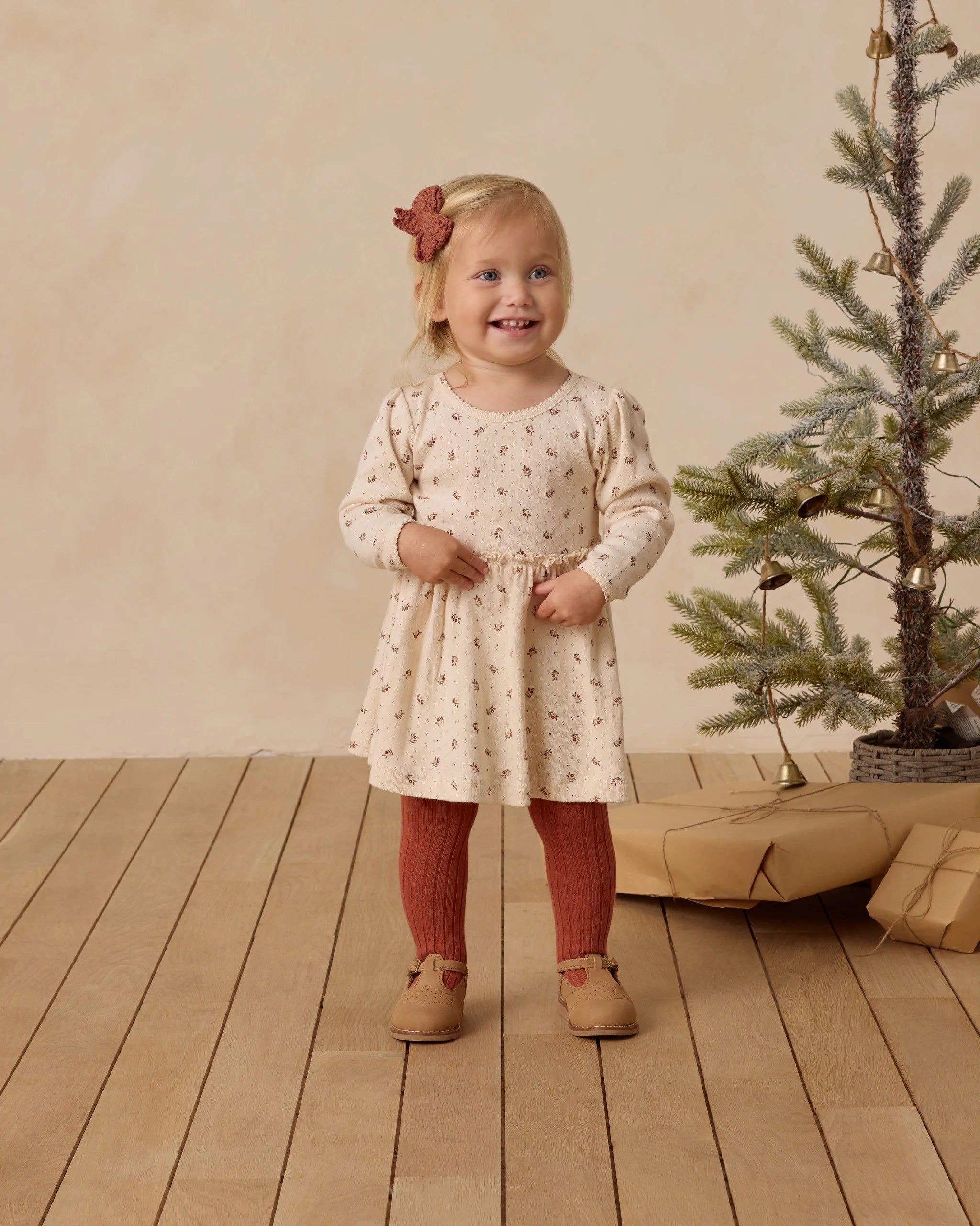 Alda Dress- Holly Berry