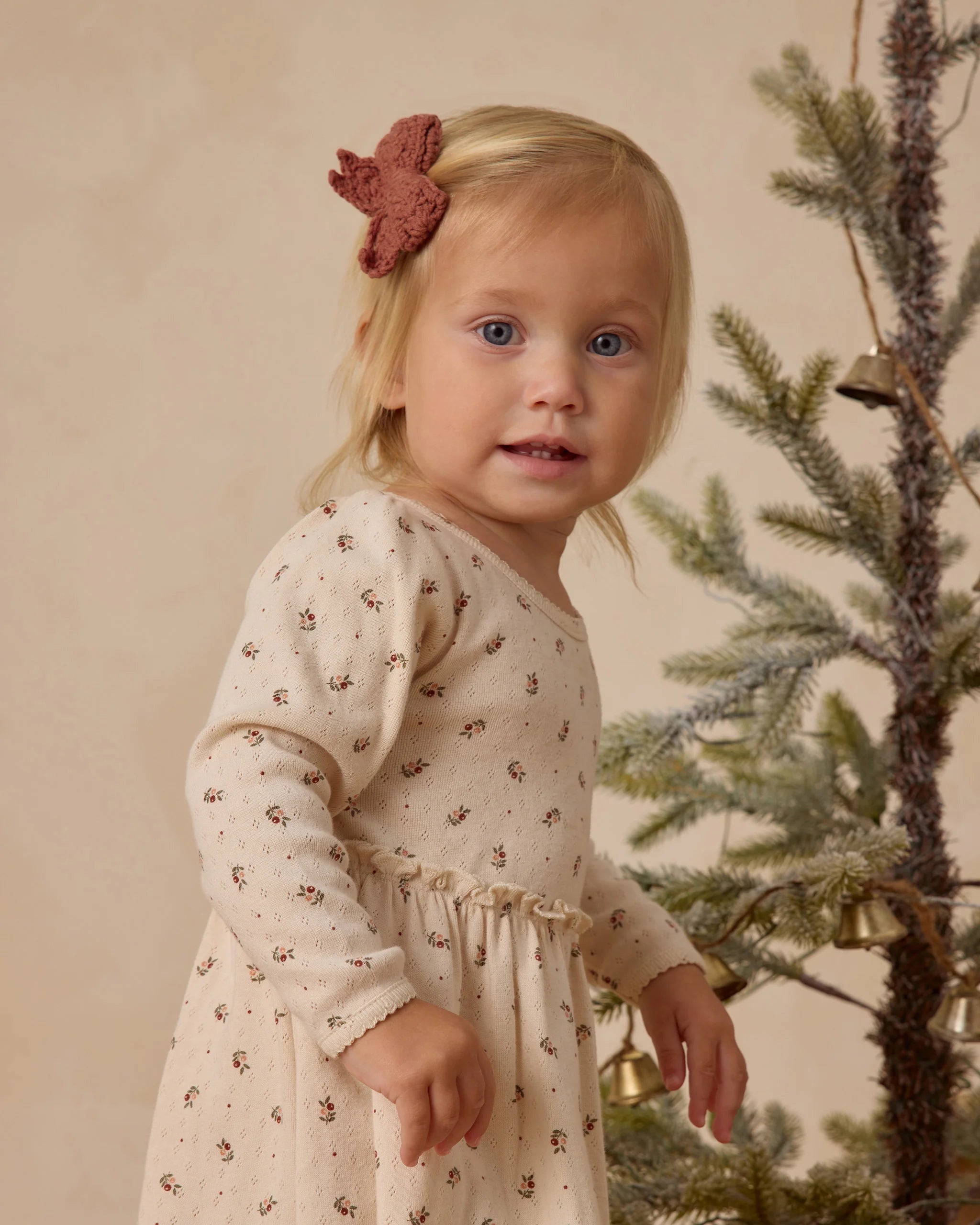 Alda Dress- Holly Berry