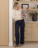 Charger l'image dans la galerie, Mia Top &amp; Bloomer Set- Midnight Gingham

