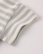Charger l'image dans la galerie, Waffle Tee + Short Set Sky Stripe
