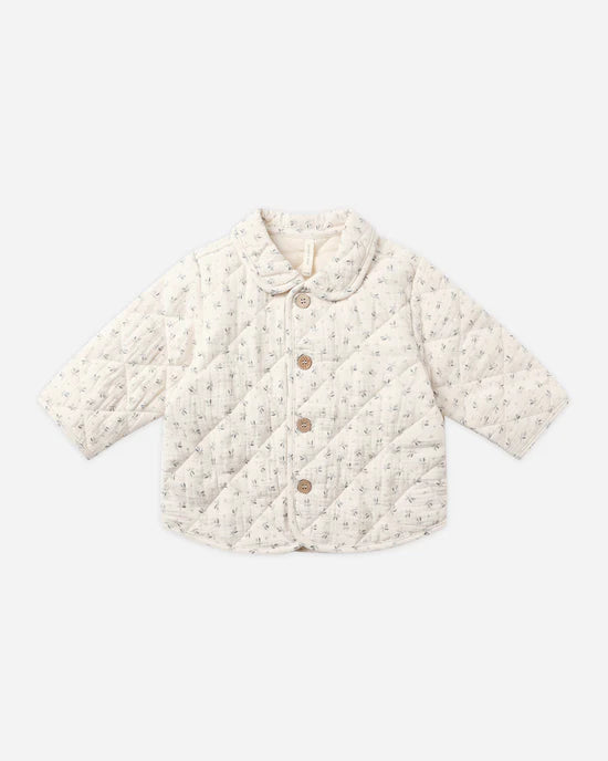 Quilted Jacket- Bluebell