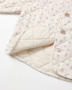 Quilted Jacket- Bluebell