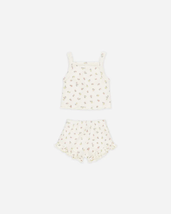 Evie Tank + Shortie Set- Fleur