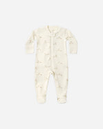 Load image into Gallery viewer, Zip Long Sleeve Sleeper Footie- Bunnies
