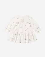 Load image into Gallery viewer, Tiered Jersey Dress- Bunnies
