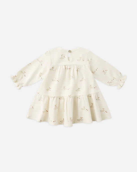 Tiered Jersey Dress- Bunnies