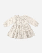 Charger l&#39;image dans la galerie, Ruffle Collar Button Dress- Bluebell
