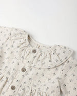 Charger l&#39;image dans la galerie, Ruffle Collar Button Dress- Bluebell
