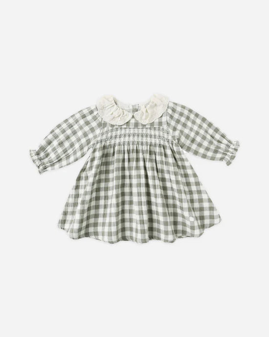 Callie Dress- Forest Check