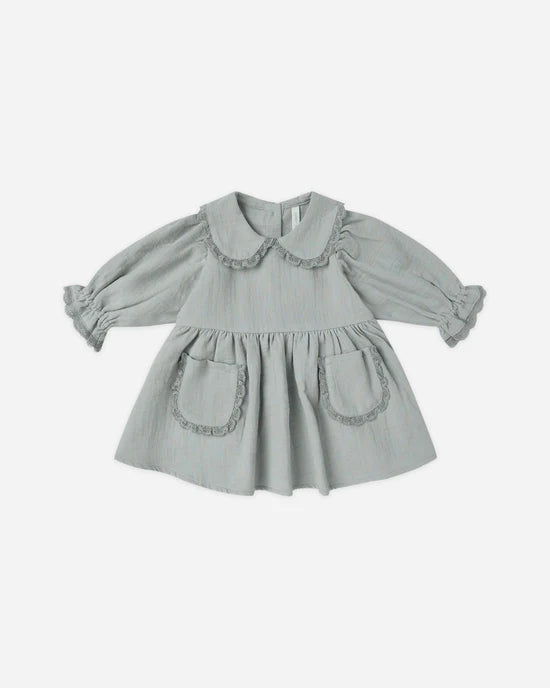 Marisol Dress- Steel Blue