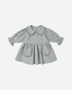 Marisol Dress- Steel Blue
