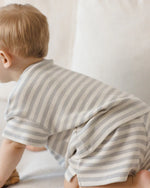 Charger l'image dans la galerie, Waffle Tee + Short Set Sky Stripe
