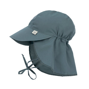Sun Protection Flap Hat - Blue
