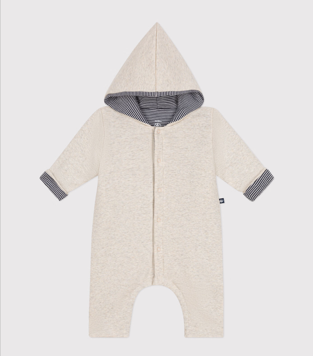 Cotton Hooded Quilted Jumpsuit Outerlayer