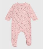 Load image into Gallery viewer, Baby Sleeper in Printed Brushed Fleece- apples
