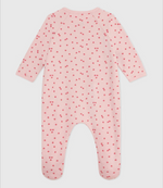 Load image into Gallery viewer, Baby Sleeper in Printed Brushed Fleece- apples
