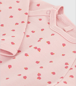 Load image into Gallery viewer, Baby Sleeper in Printed Brushed Fleece- apples
