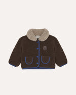 Load image into Gallery viewer, Brown Teddy Baby Jacket
