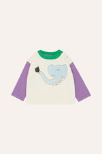 Load image into Gallery viewer, Elephant Long Sleeves Baby Tshirt
